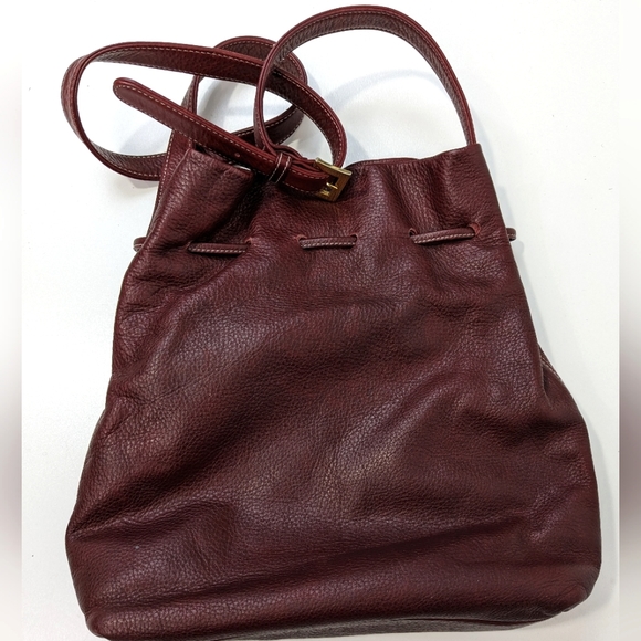 Vintage Neiman Marcus Red Leather Bag - Picture 2 of 5